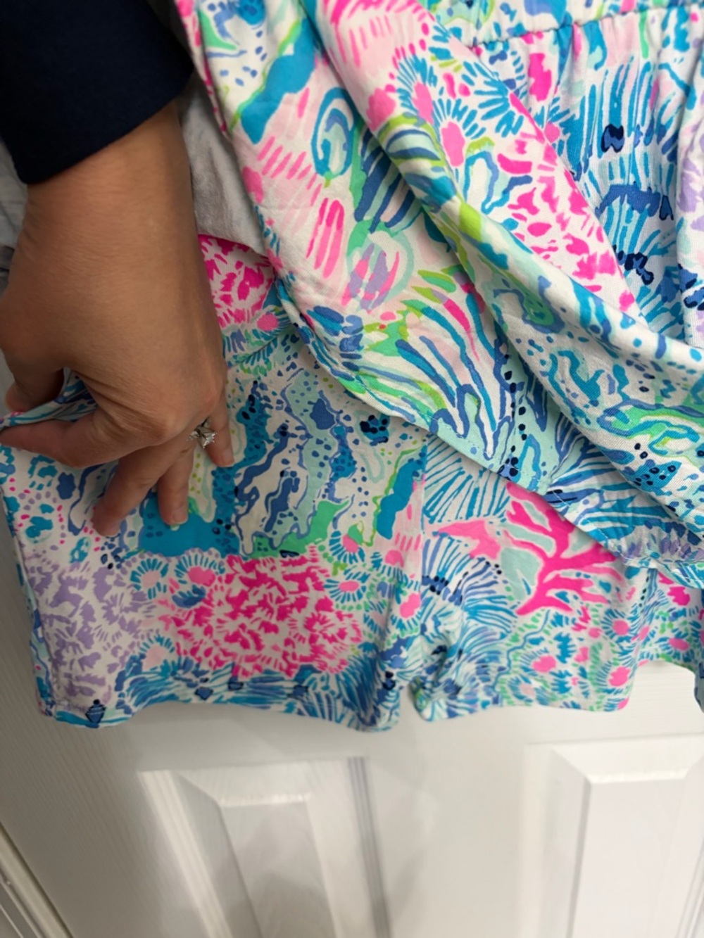 Lilly Pulitzer Alessa sink or swim romper - Picture 4 of 5